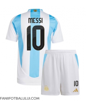 Argentina Lionel Messi #10 Echipament de Fotbal Replică Copa America 2024 Copii Acasa (+ Șorturi)